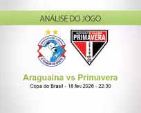 Araguaína vs Primavera