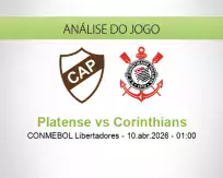 Prognóstico Platense Corinthians (10 April 2026)