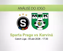 Prognóstico Sparta Praga Karviná (05 April 2026)