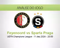 Prognóstico Feyenoord Sparta Praga (11 December 2024)