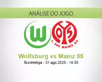 Prognóstico Wolfsburg Mainz 05 (31 August 2025)