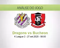 Prognóstico Dragons Bucheon (27 September 2025)