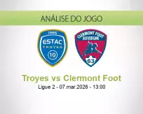 Prognóstico Troyes Clermont Foot (07 March 2026)