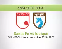 Prognóstico Santa Fe Iquique (26 February 2025)