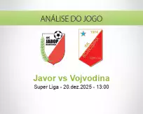 Prognóstico Javor Vojvodina (20 December 2025)