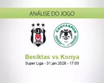 Prognóstico Besiktas Konya (31 January 2026)