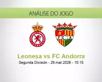 Prognóstico Leonesa FC Andorra (29 March 2026)