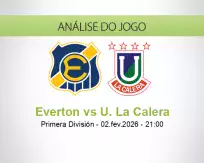 Prognóstico Everton U. La Calera (02 February 2026)