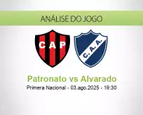 Prognóstico Patronato Alvarado (03 August 2025)