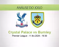 Prognóstico Crystal Palace Burnley (11 February 2026)