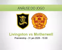 Prognóstico Livingston Motherwell (31 January 2026)
