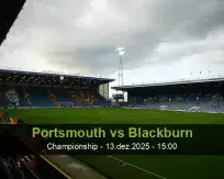 Prognóstico Portsmouth Blackburn (13 December 2025)