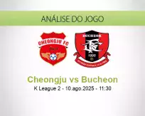 Prognóstico Cheongju Bucheon (10 August 2025)