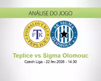 Prognóstico Teplice Sigma Olomouc (22 February 2026)