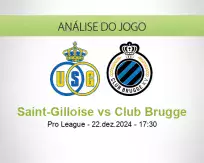 Prognóstico Saint-Gilloise Club Brugge (22 December 2024)