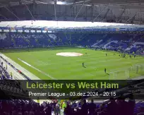 Prognóstico Leicester West Ham (03 December 2024)