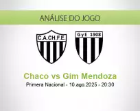 Prognóstico Chaco Gim Mendoza (10 August 2025)