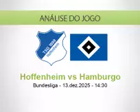 Prognóstico Hoffenheim Hamburgo (13 December 2025)