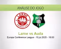 Prognóstico Larne Auda (10 July 2025)