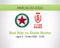 Prognóstico Red Star Stade Reims (13 December 2025)