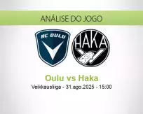 Prognóstico Oulu Haka (31 August 2025)