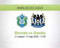 Prognóstico Shonan Gamba (31 August 2025)