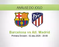 Prognóstico Barcelona Atl. Madrid (02 December 2025)