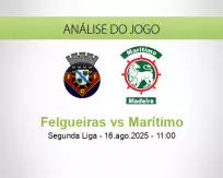 Prognóstico Felgueiras Marítimo (16 August 2025)