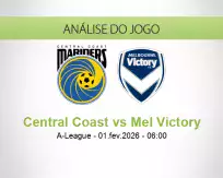 Prognóstico Central Coast Mel Victory (01 February 2026)