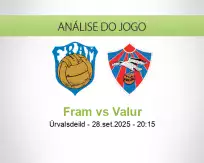 Prognóstico Fram Valur (28 September 2025)
