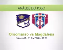 Prognóstico Orsomarso Magdalena (01 February 2026)