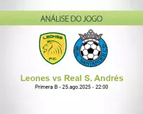 Prognóstico Leones Real S. Andrés (25 August 2025)