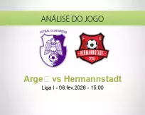 Prognóstico Argeș Hermannstadt (06 February 2026)