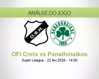 Prognóstico OFI Creta Panathinaikos (22 February 2026)