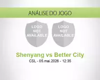 Prognóstico Shenyang Better City (05 May 2026)