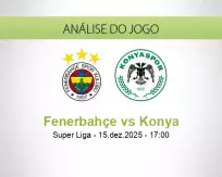 Prognóstico Fenerbahçe Konya (15 December 2025)