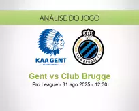 Prognóstico Gent Club Brugge (31 August 2025)