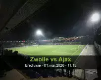 Zwolle vs Ajax