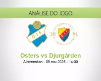 Prognóstico Osters Djurgården (09 November 2025)