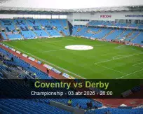 Prognóstico Coventry Derby (03 April 2026)