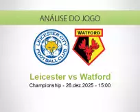Prognóstico Leicester Watford (26 December 2025)