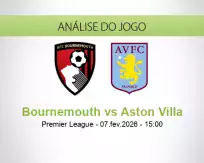 Prognóstico Bournemouth Aston Villa (07 February 2026)