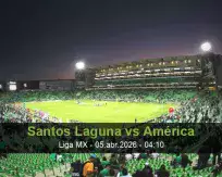 Prognóstico Santos Laguna América (05 April 2026)