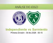 Prognóstico Independiente Sarmiento (04 February 2026)