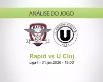 Prognóstico Rapid U Cluj (31 January 2026)