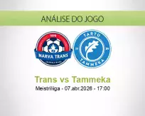 Prognóstico Trans Tammeka (07 April 2026)