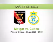 Prognóstico Melgar Cusco (04 April 2026)