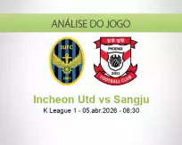 Prognóstico Incheon Utd Sangju (05 April 2026)