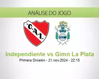 Prognóstico Independiente Gimn La Plata (22 November 2024)