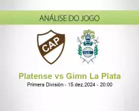 Prognóstico Platense Gimn La Plata (15 December 2024)